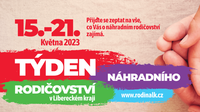 Týden náhradního rodičovství v Libereckém kraji (banner na web)